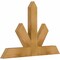 Ekena Millwork Saratoga Rough Sawn Timber Gable Bracket, Western Red Cedar, 36"W x 24"H x 2"D x 4"F, 16/12 Pitch GBW036X24X0204SAR00RWR - alternate 4